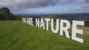 Of Earth and Sky - Letter Installation